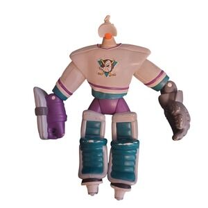 Vintage Disney Mighty Ducks Wildwing Action Figure Hockey Goalie Articulated Toy